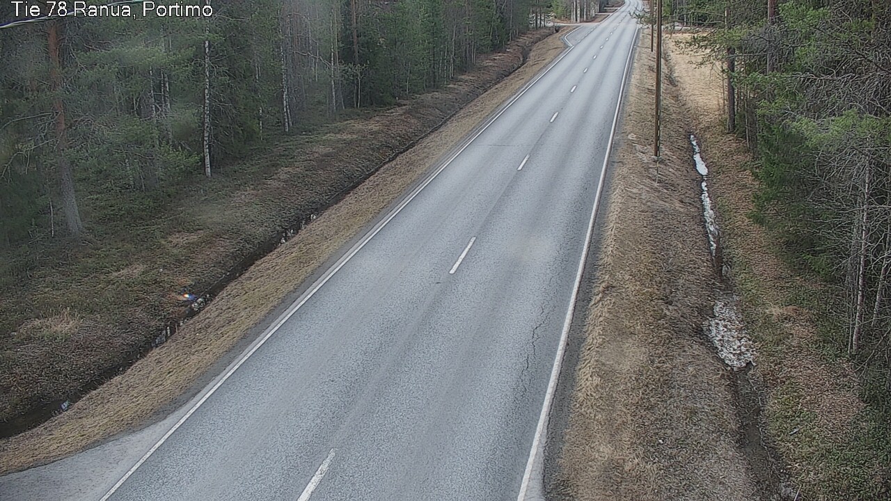 Weather Camera Image Väg 78_Ranua, Portimo, Ranua, Lappi