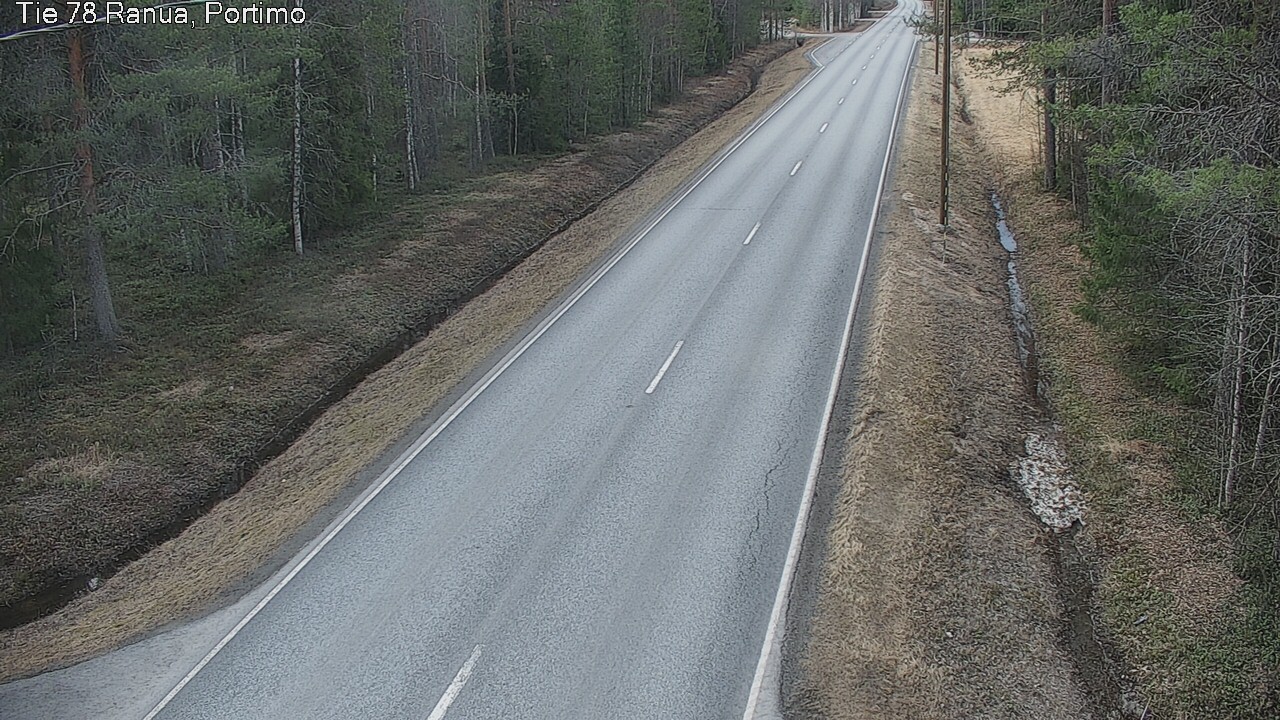 Weather Camera Image Väg 78_Ranua, Portimo, Ranua, Lappi