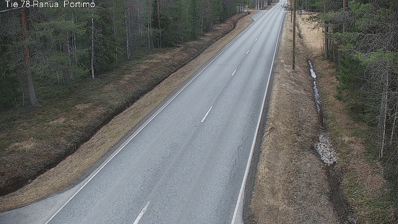 Weather Camera Image Väg 78_Ranua, Portimo, Ranua, Lappi