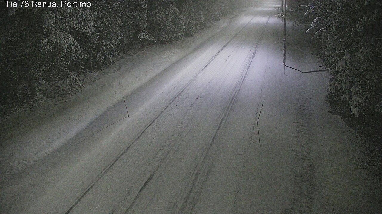 Weather Camera Image Väg 78_Ranua, Portimo, Ranua, Lappi