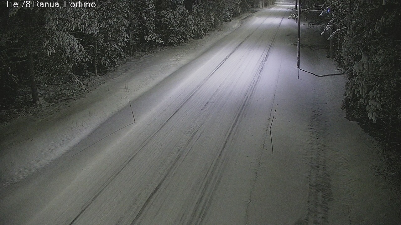 Weather Camera Image Väg 78_Ranua, Portimo, Ranua, Lappi