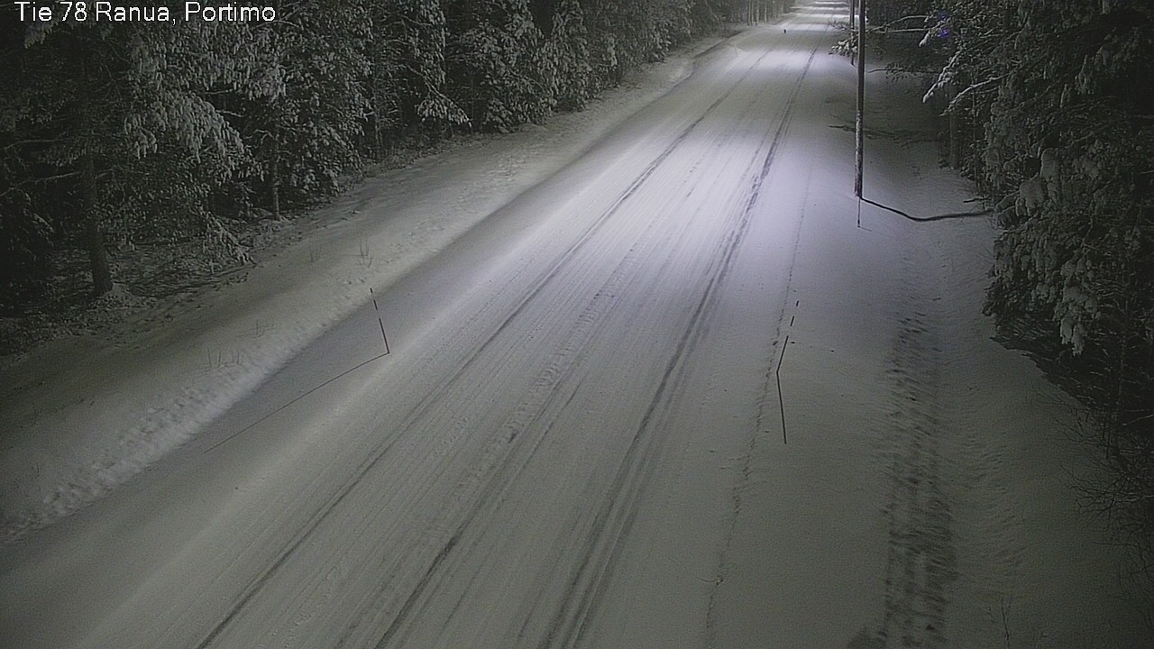 Weather Camera Image Väg 78_Ranua, Portimo, Ranua, Lappi