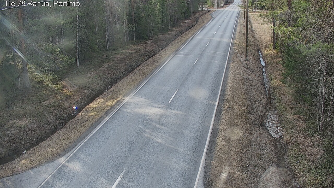 Weather Camera Image Väg 78_Ranua, Portimo, Ranua, Lappi