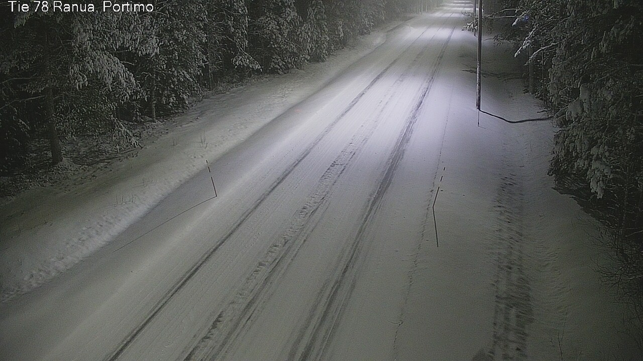 Weather Camera Image Väg 78_Ranua, Portimo, Ranua, Lappi