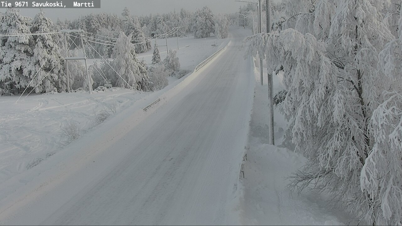 Weather Camera Image Road 9671 Savukoski, Martti, Savukoski, Lappi