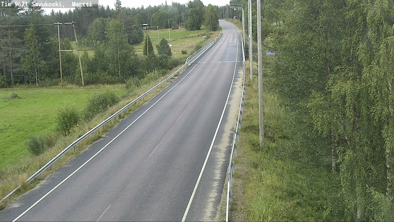 Weather Camera Image Road 9671 Savukoski, Martti, Savukoski, Lappi