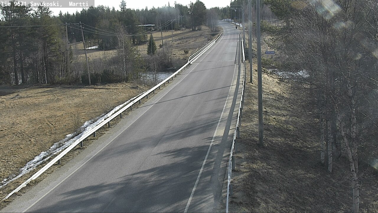 Weather Camera Image Väg 9671 Savukoski, Martti, Savukoski, Lappi