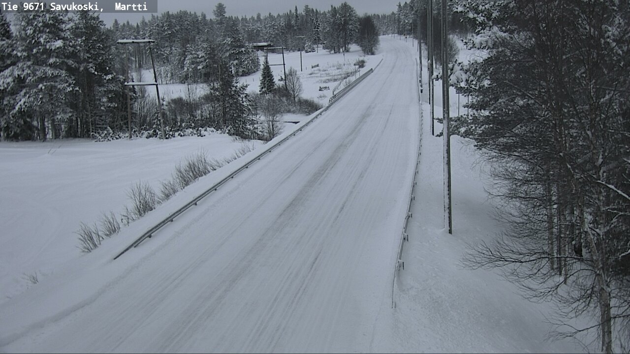 Weather Camera Image Väg 9671 Savukoski, Martti, Savukoski, Lappi