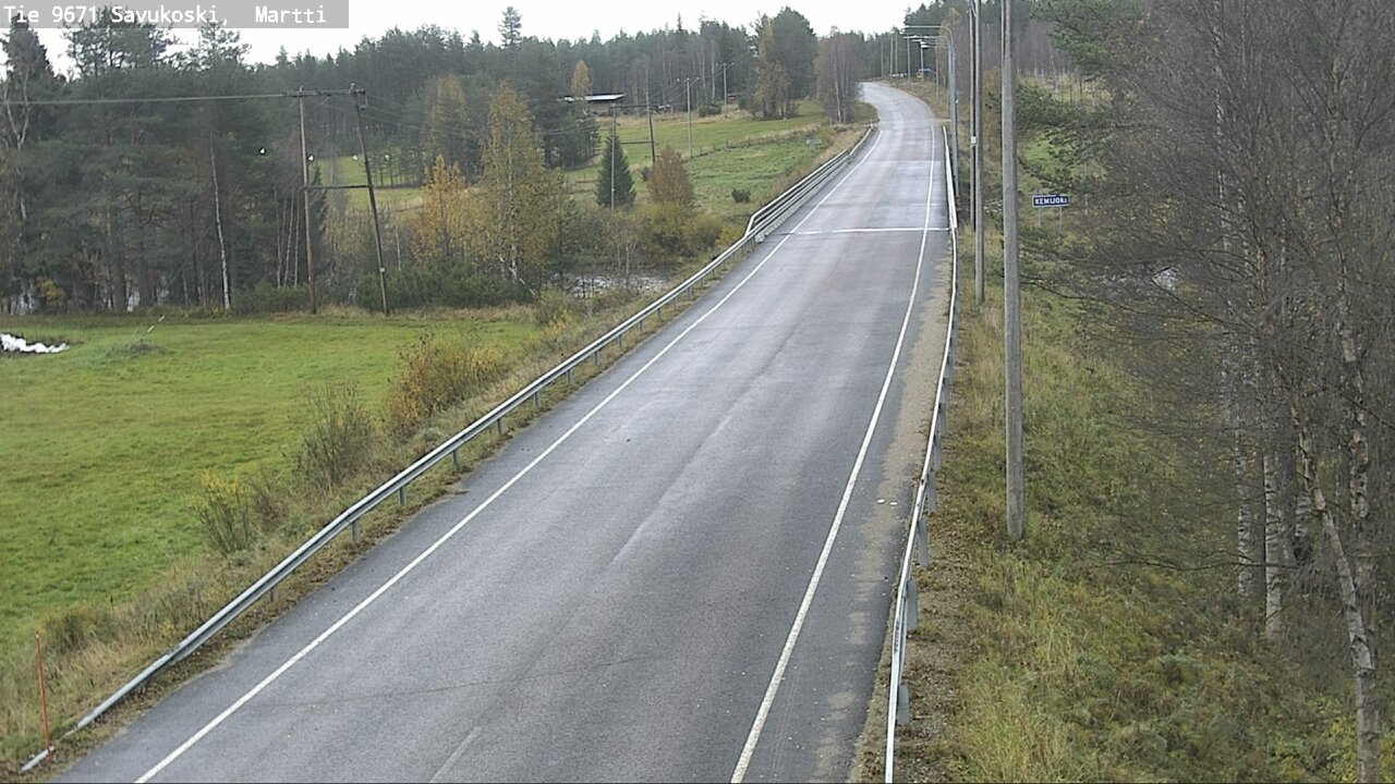 Weather Camera Image Road 9671 Savukoski, Martti, Savukoski, Lappi