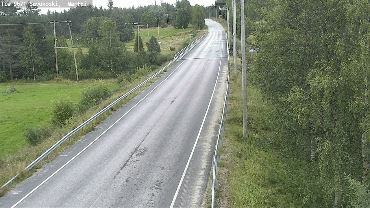 Weather Camera Image Road 9671 Savukoski, Martti, Savukoski, Lappi