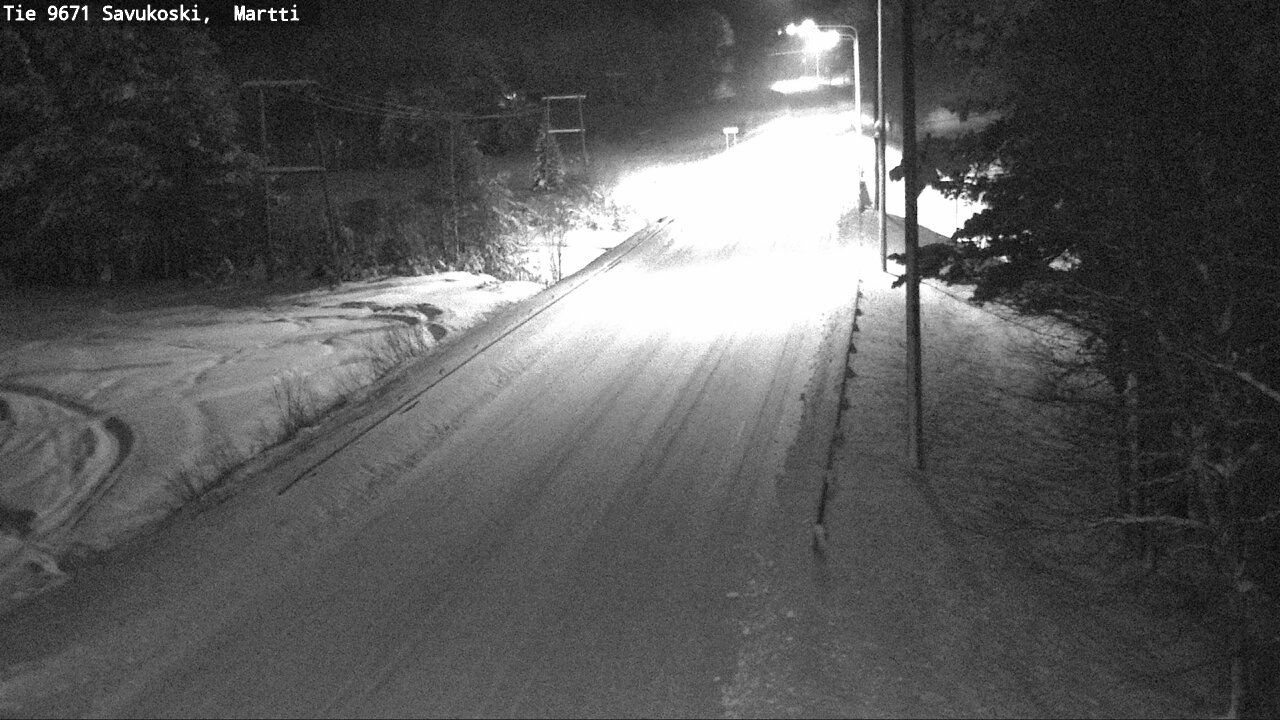 Weather Camera Image Väg 9671 Savukoski, Martti, Savukoski, Lappi