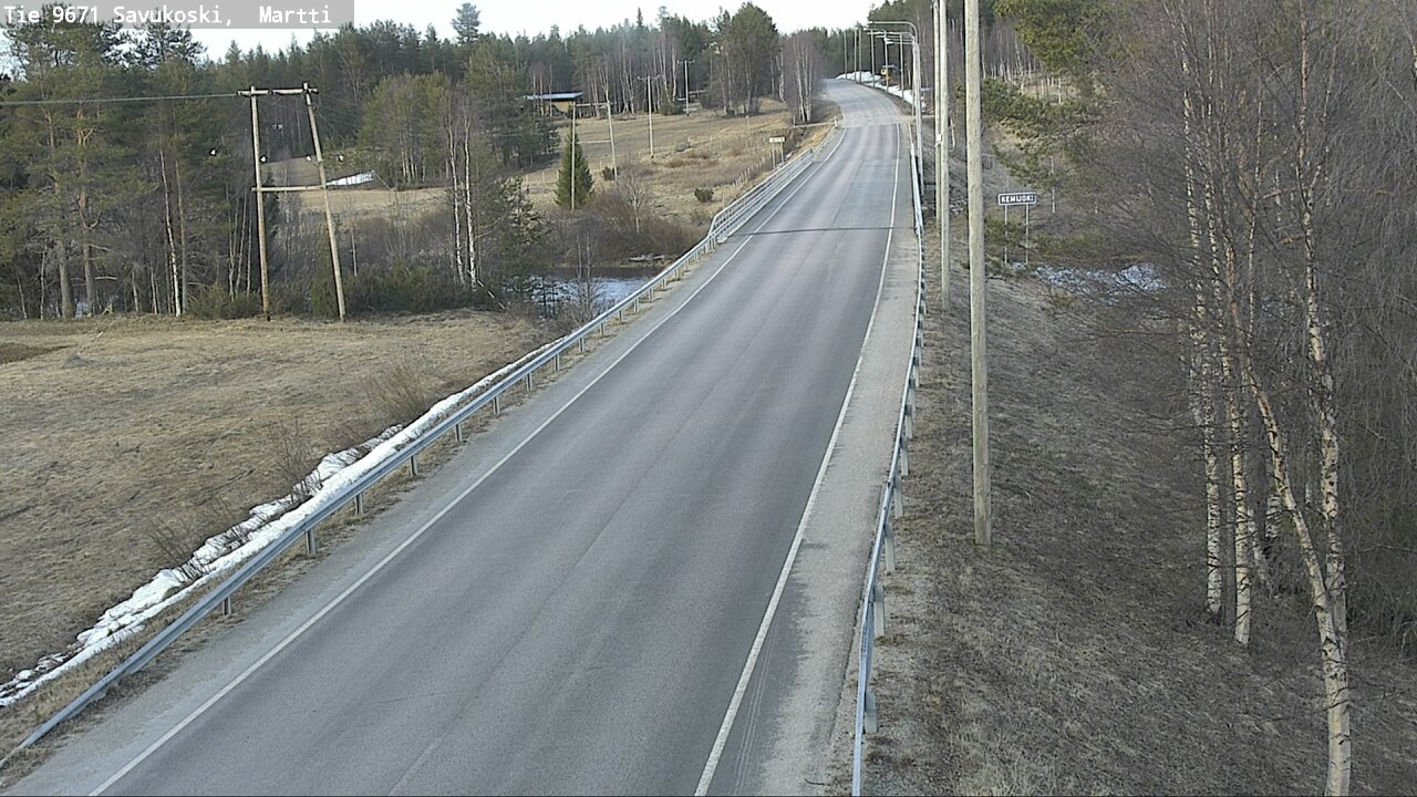 Weather Camera Image Väg 9671 Savukoski, Martti, Savukoski, Lappi