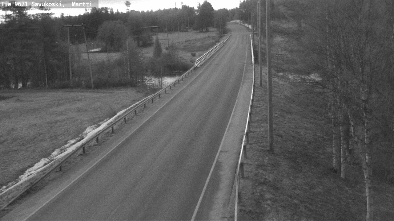Weather Camera Image Väg 9671 Savukoski, Martti, Savukoski, Lappi