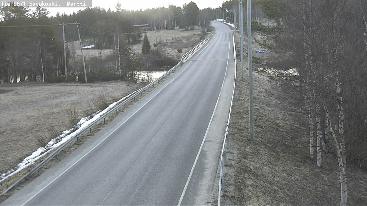 Weather Camera Image Väg 9671 Savukoski, Martti, Savukoski, Lappi