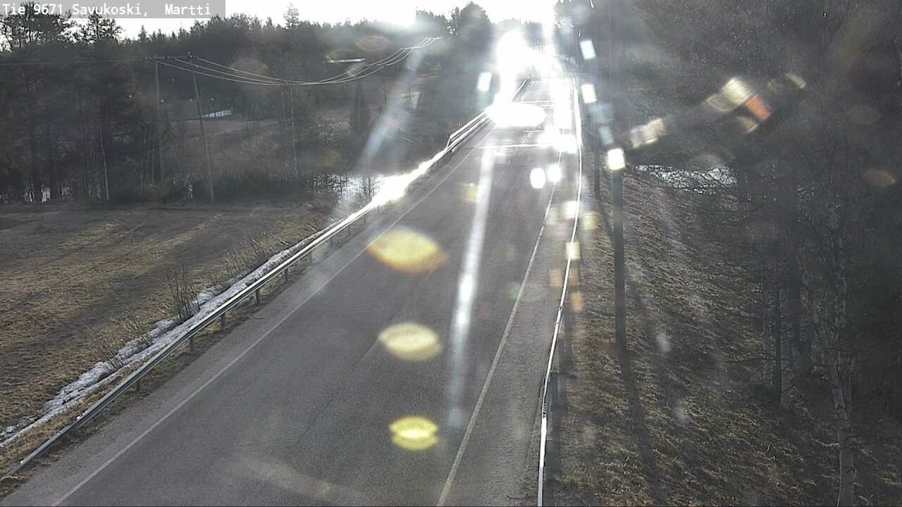 Weather Camera Image Väg 9671 Savukoski, Martti, Savukoski, Lappi
