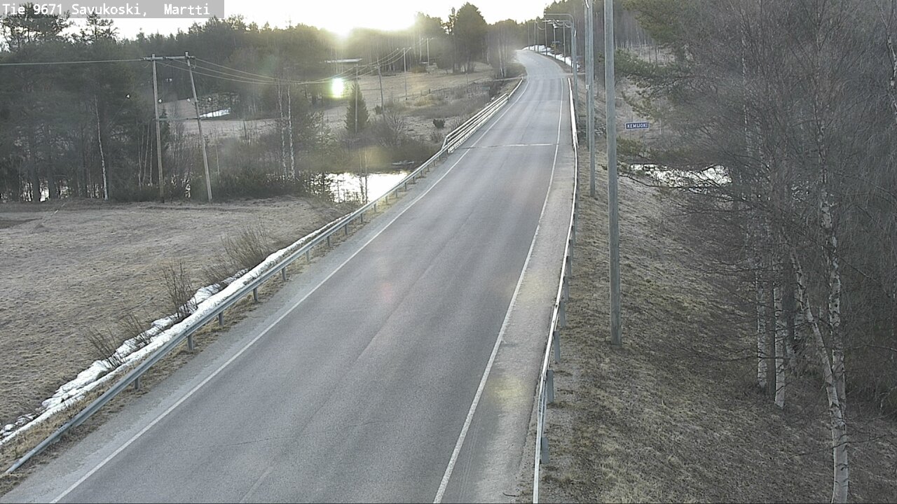 Weather Camera Image Väg 9671 Savukoski, Martti, Savukoski, Lappi