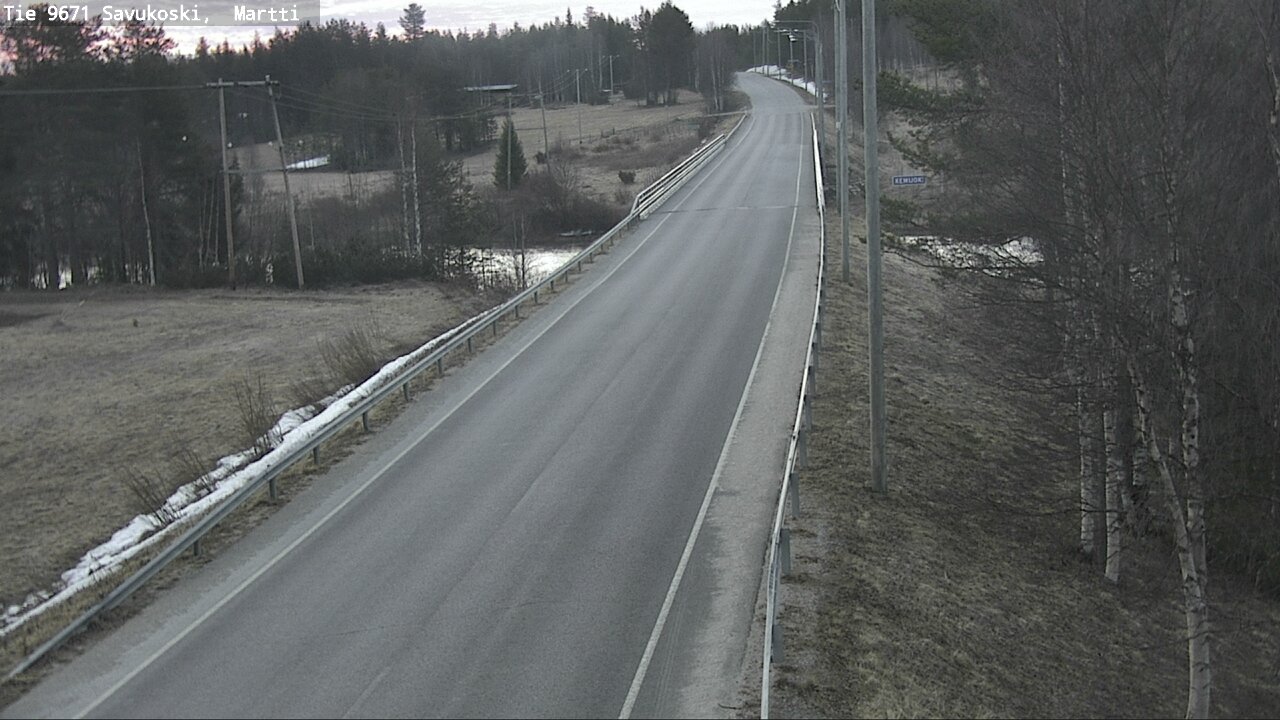 Weather Camera Image Väg 9671 Savukoski, Martti, Savukoski, Lappi