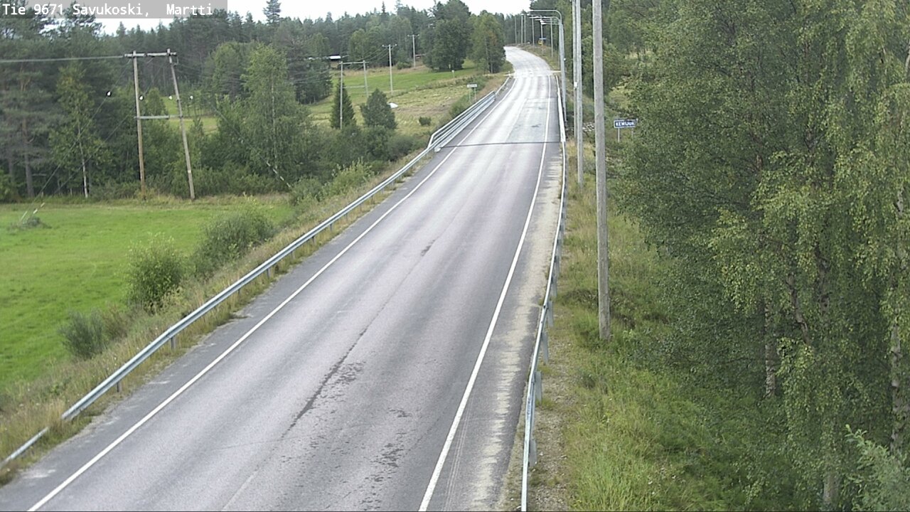 Weather Camera Image Road 9671 Savukoski, Martti, Savukoski, Lappi