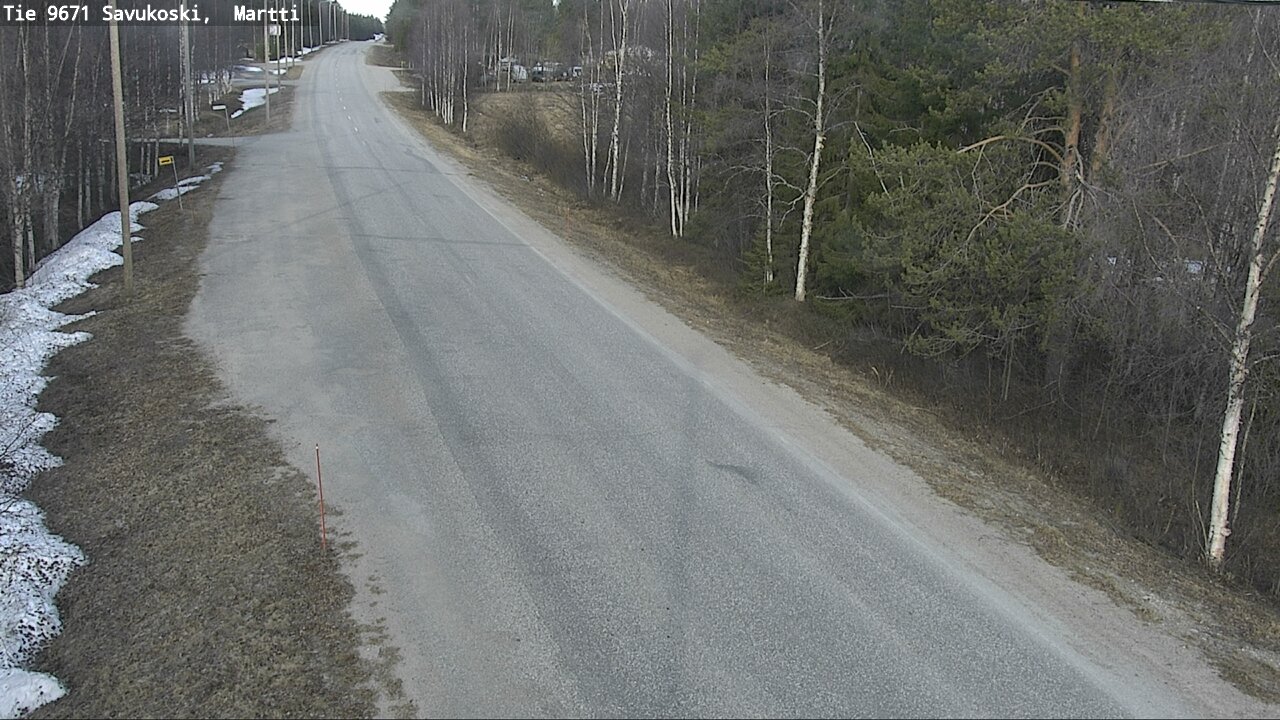 Weather Camera Image Väg 9671 Savukoski, Martti, Savukoski, Lappi