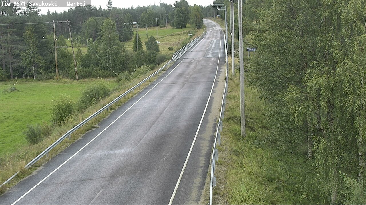 Weather Camera Image Road 9671 Savukoski, Martti, Savukoski, Lappi