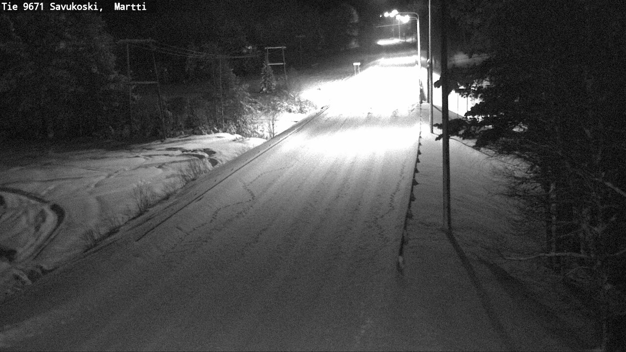 Weather Camera Image Väg 9671 Savukoski, Martti, Savukoski, Lappi