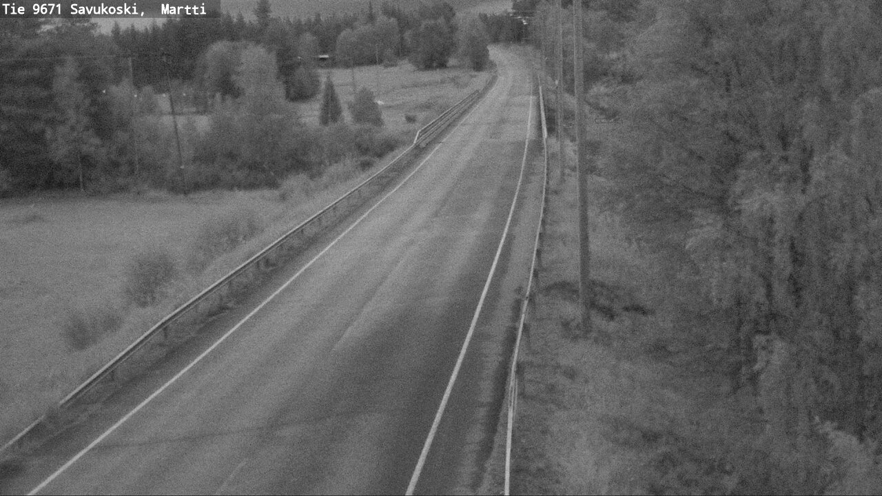 Weather Camera Image Road 9671 Savukoski, Martti, Savukoski, Lappi