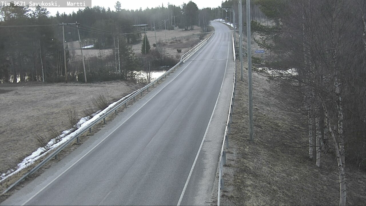 Weather Camera Image Väg 9671 Savukoski, Martti, Savukoski, Lappi