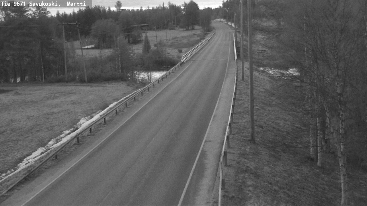 Weather Camera Image Väg 9671 Savukoski, Martti, Savukoski, Lappi
