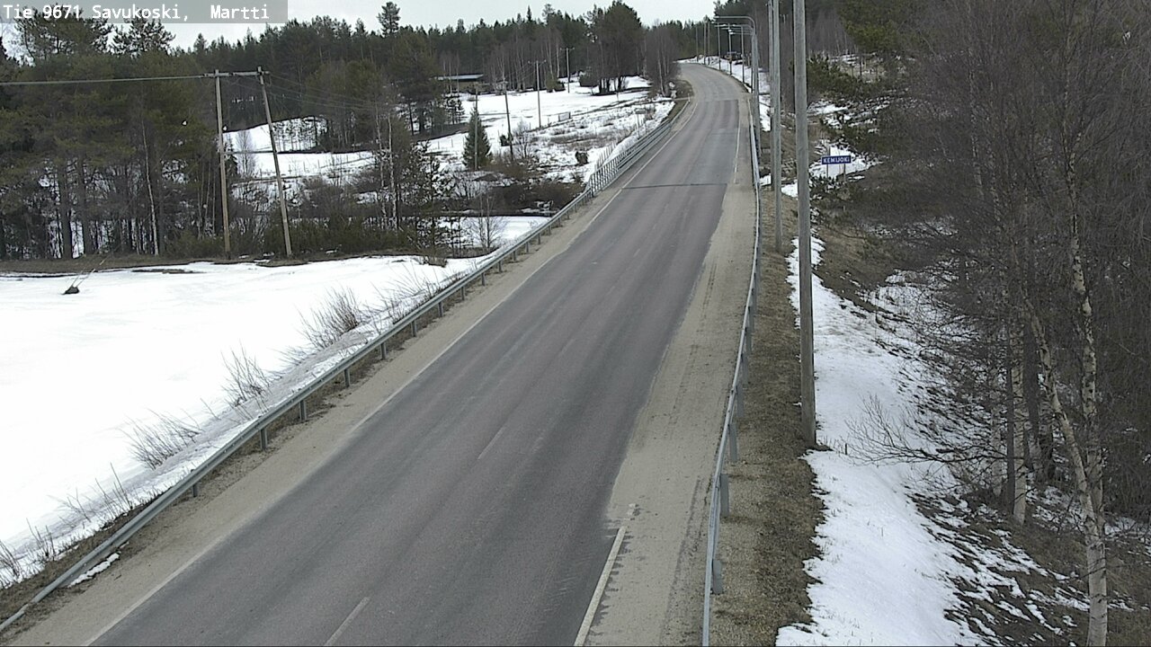 Weather Camera Image Road 9671 Savukoski, Martti, Savukoski, Lappi