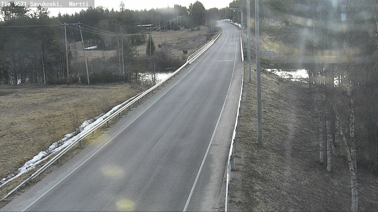 Weather Camera Image Väg 9671 Savukoski, Martti, Savukoski, Lappi