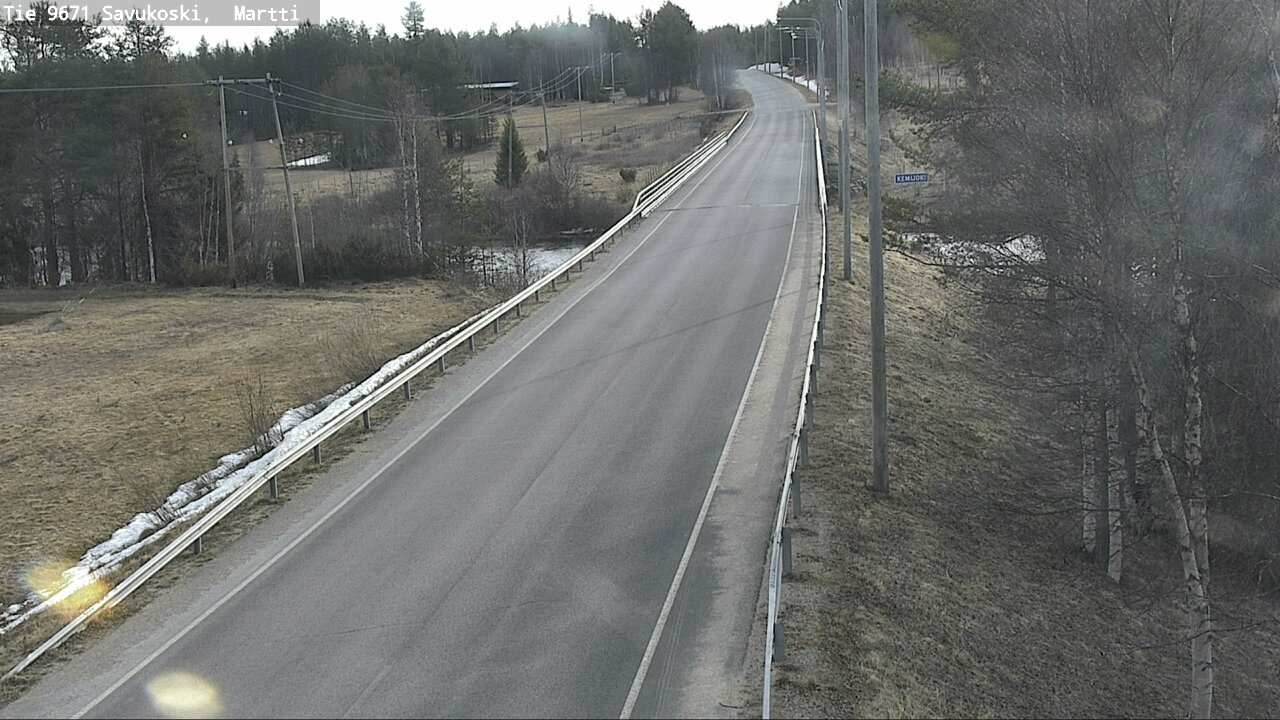 Weather Camera Image Väg 9671 Savukoski, Martti, Savukoski, Lappi