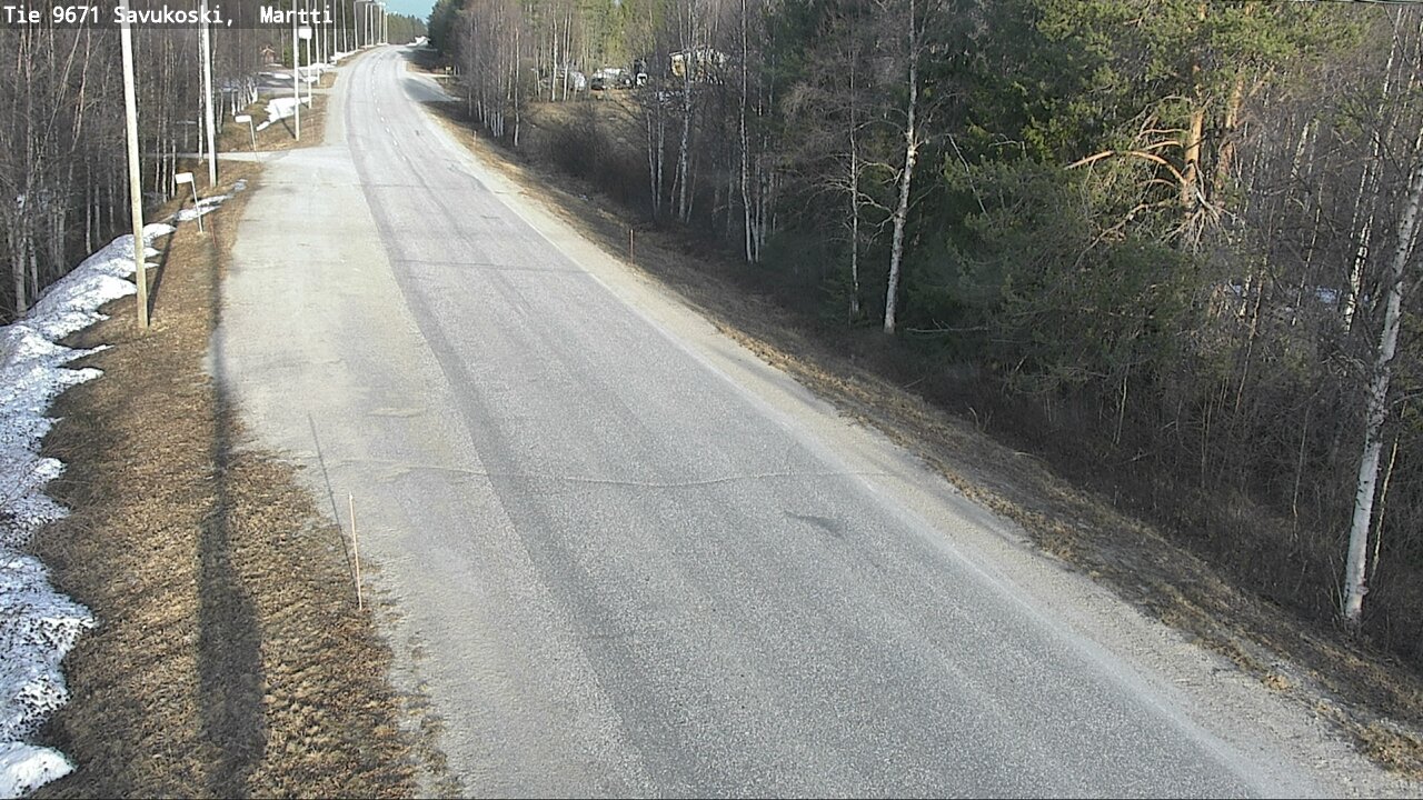 Weather Camera Image Väg 9671 Savukoski, Martti, Savukoski, Lappi
