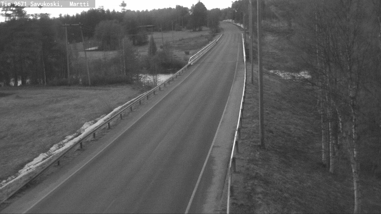 Weather Camera Image Väg 9671 Savukoski, Martti, Savukoski, Lappi