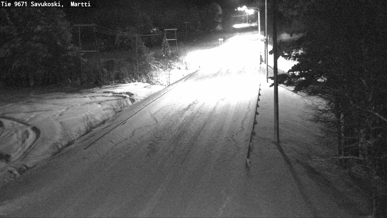 Weather Camera Image Väg 9671 Savukoski, Martti, Savukoski, Lappi
