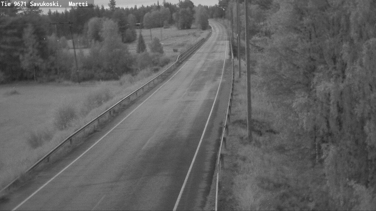 Weather Camera Image Road 9671 Savukoski, Martti, Savukoski, Lappi