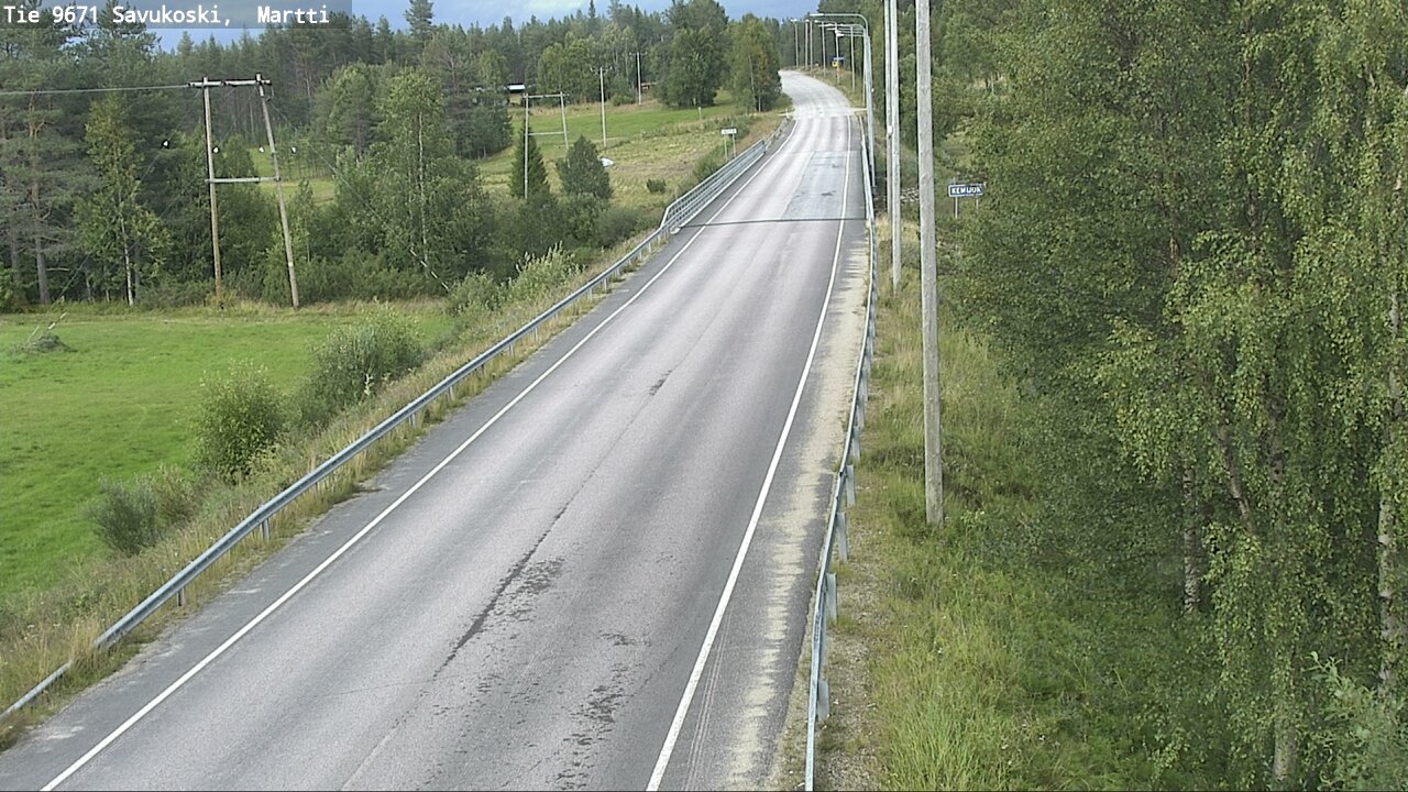 Weather Camera Image Road 9671 Savukoski, Martti, Savukoski, Lappi