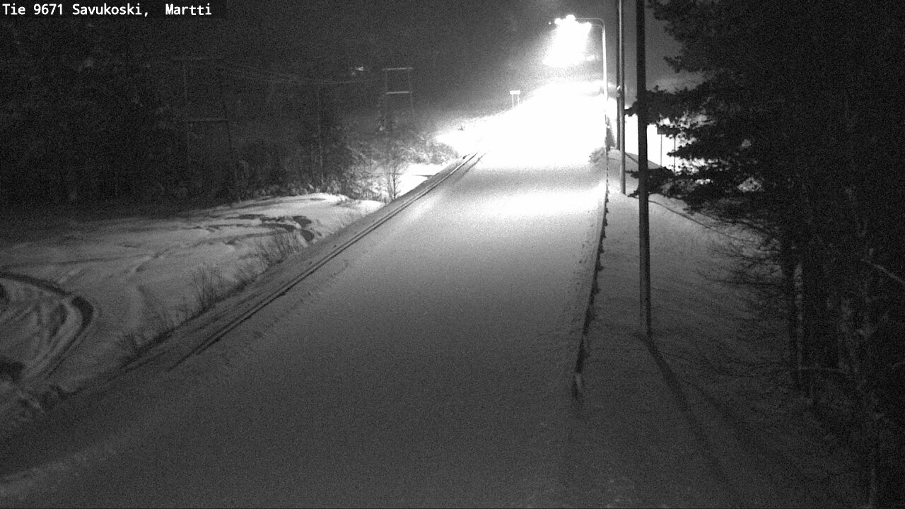Weather Camera Image Väg 9671 Savukoski, Martti, Savukoski, Lappi