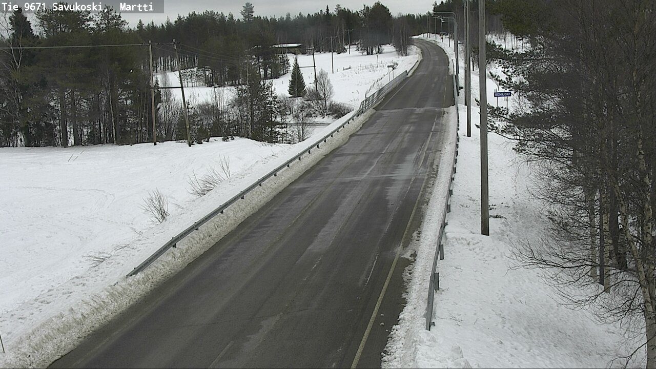 Weather Camera Image Road 9671 Savukoski, Martti, Savukoski, Lappi