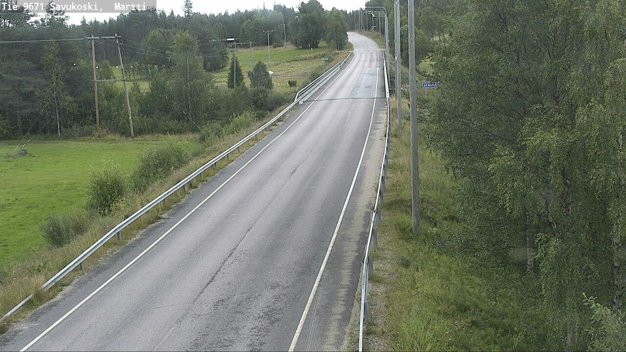 Weather Camera Image Road 9671 Savukoski, Martti, Savukoski, Lappi