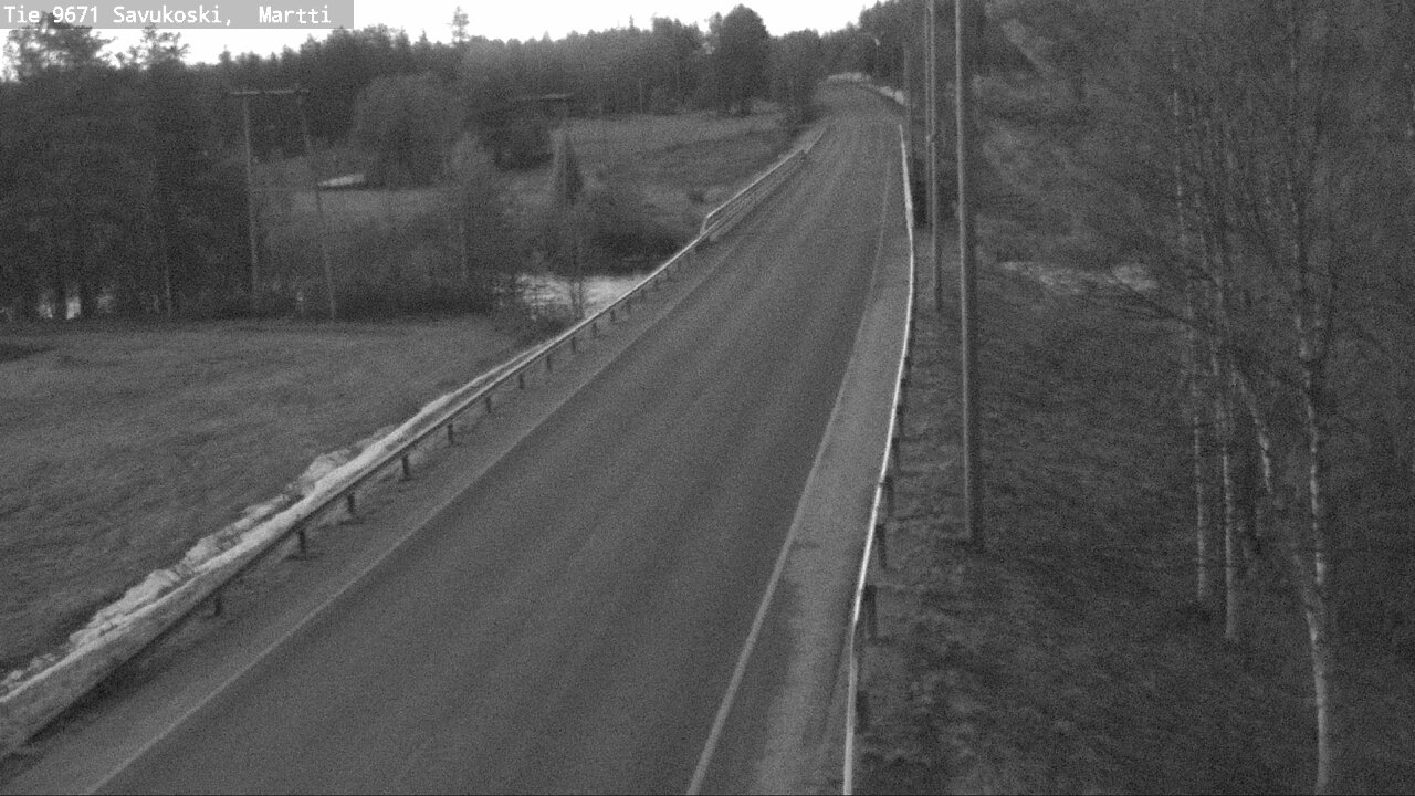 Weather Camera Image Väg 9671 Savukoski, Martti, Savukoski, Lappi