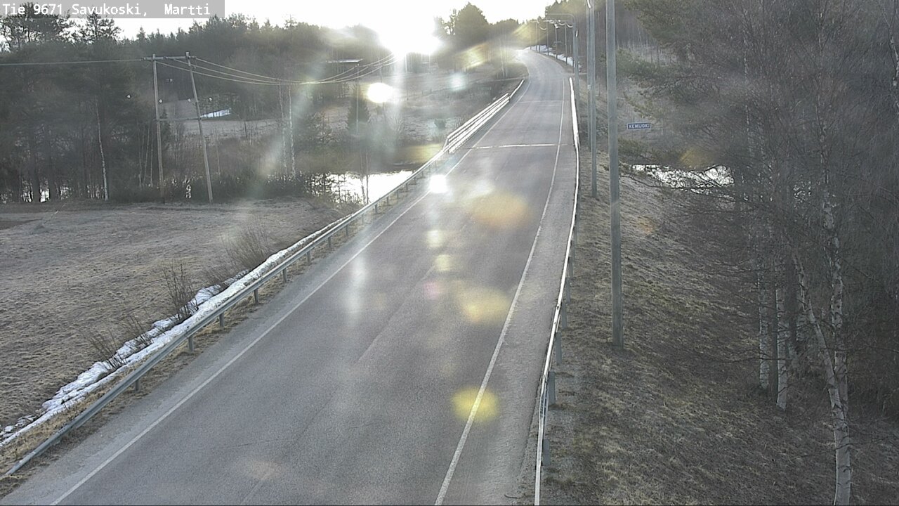 Weather Camera Image Väg 9671 Savukoski, Martti, Savukoski, Lappi