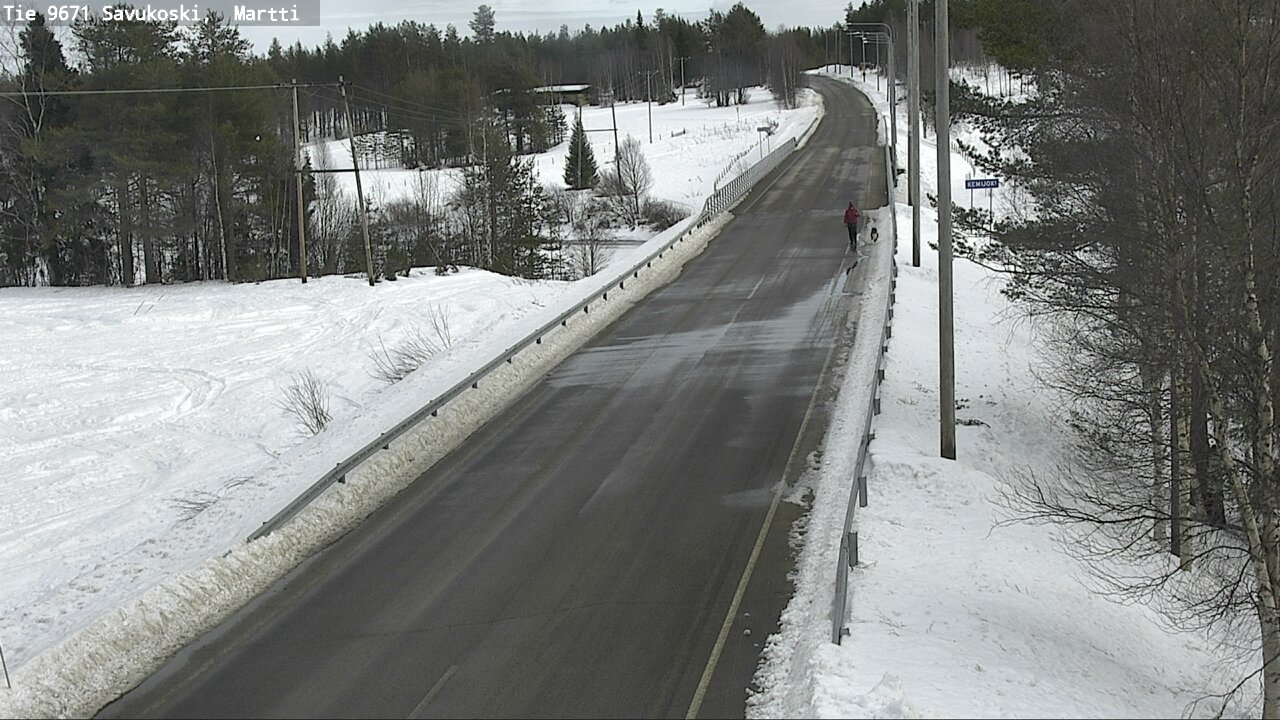 Weather Camera Image Road 9671 Savukoski, Martti, Savukoski, Lappi
