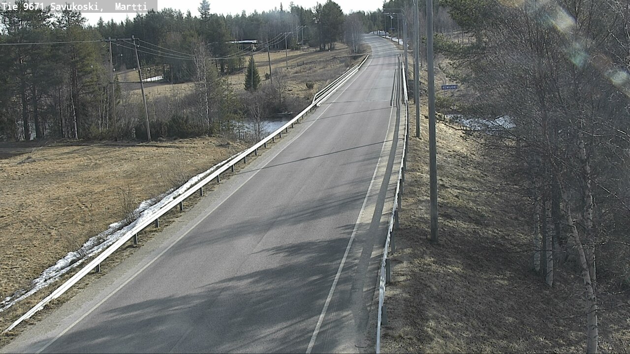 Weather Camera Image Väg 9671 Savukoski, Martti, Savukoski, Lappi