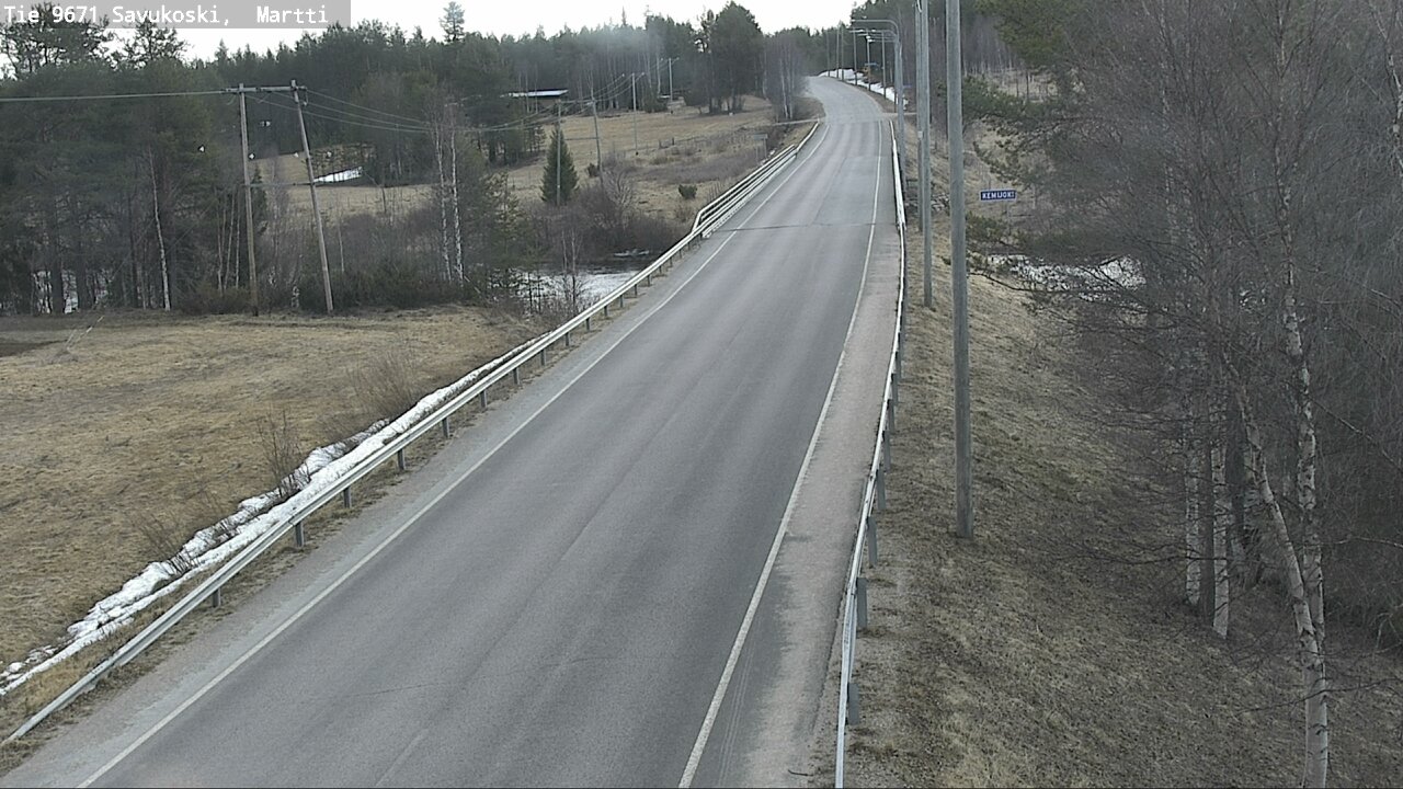 Weather Camera Image Väg 9671 Savukoski, Martti, Savukoski, Lappi
