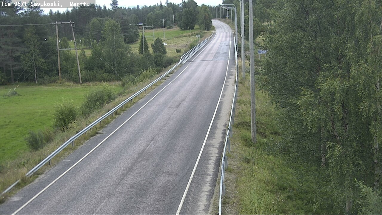 Weather Camera Image Road 9671 Savukoski, Martti, Savukoski, Lappi