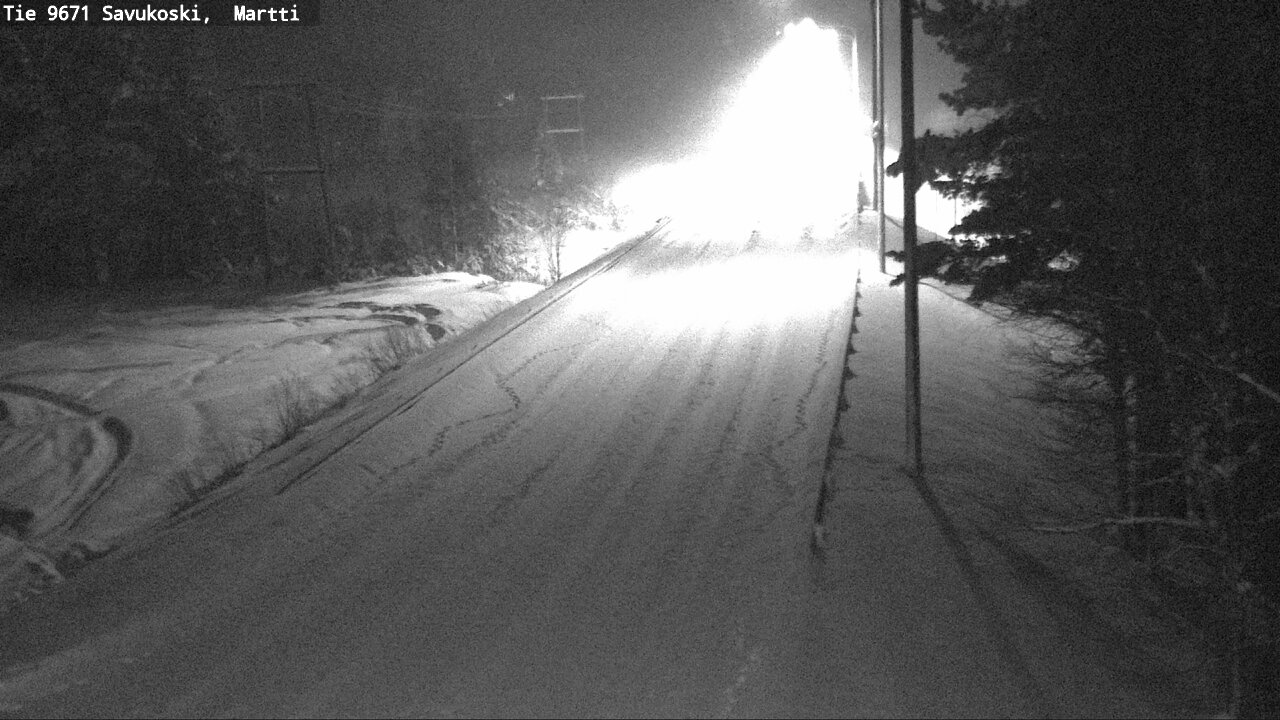 Weather Camera Image Väg 9671 Savukoski, Martti, Savukoski, Lappi