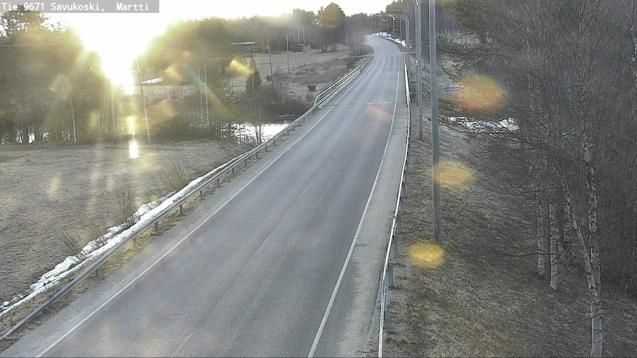 Weather Camera Image Väg 9671 Savukoski, Martti, Savukoski, Lappi
