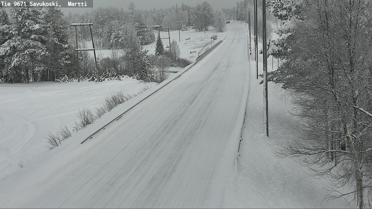 Weather Camera Image Väg 9671 Savukoski, Martti, Savukoski, Lappi