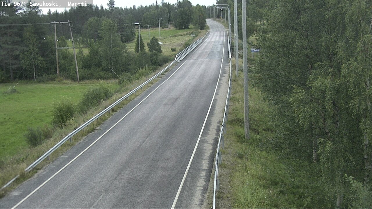 Weather Camera Image Road 9671 Savukoski, Martti, Savukoski, Lappi