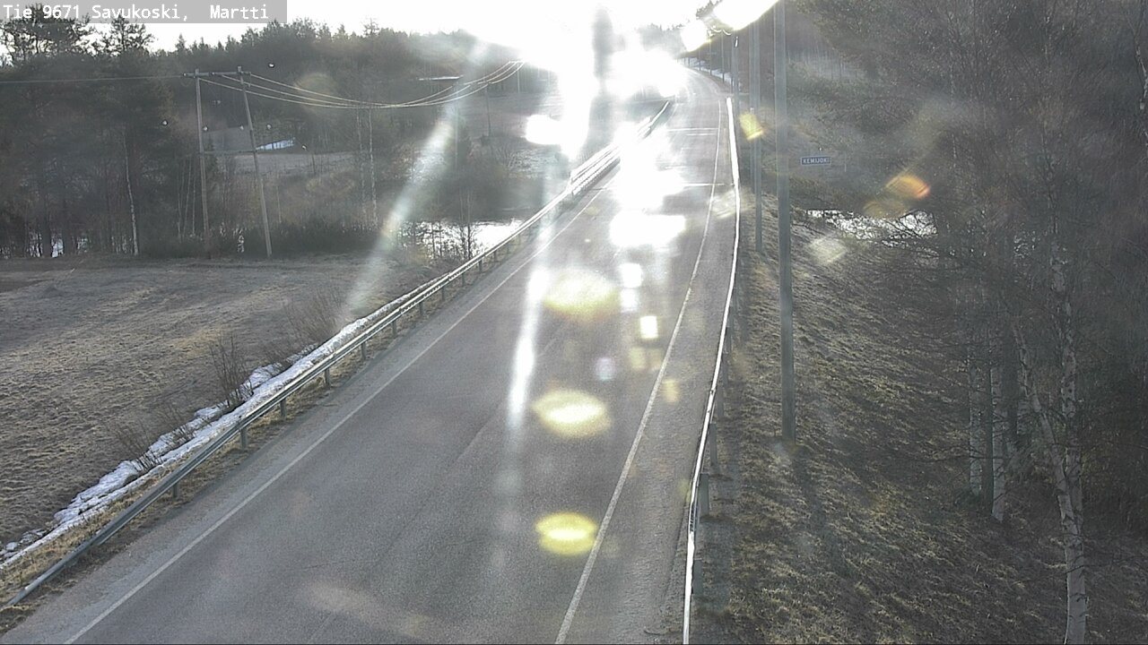 Weather Camera Image Väg 9671 Savukoski, Martti, Savukoski, Lappi